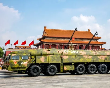 Existence in the Target Zone of Beijing’s Missile Dubbed Guam Killer Weapons