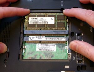 Installing RAM on a Laptop